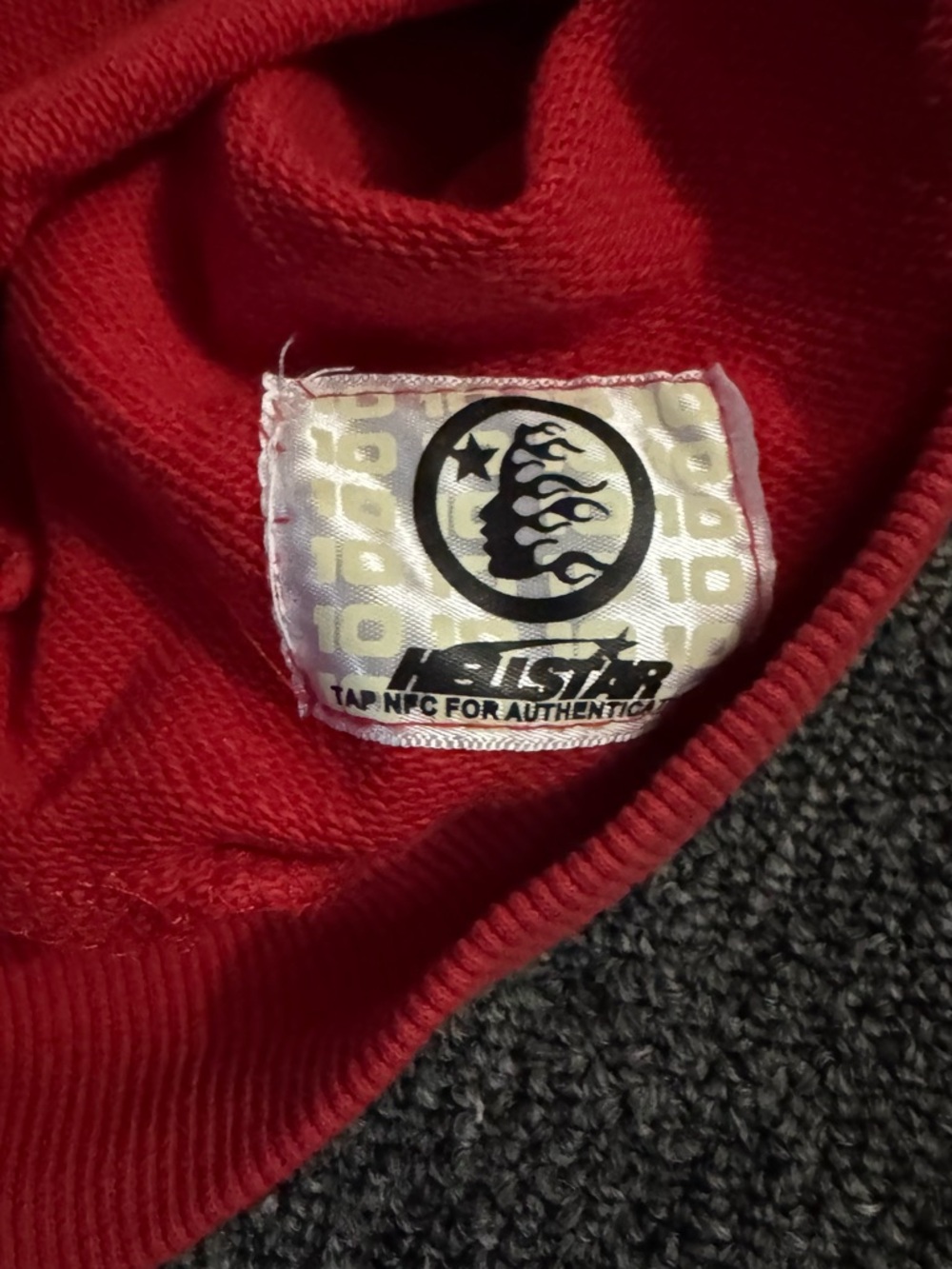 Hellstar Records Red Flame Graphic Jogger Sweatpants - Hellstar - Picture 7 of 7